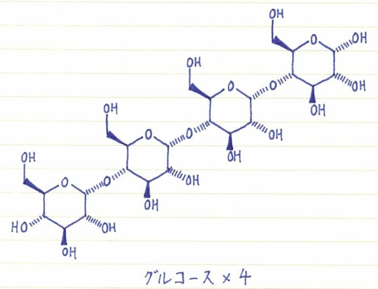 α-グルコシダーゼ阻害薬の構造式から作用機序の違いを比較【多糖類・二糖類】
